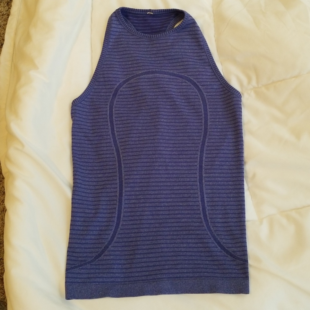 Lulu high-neck racerback tank